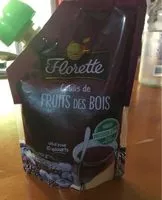 Mängden socker i Coulis fruits des bois