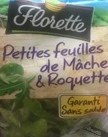 Mängden socker i Florette Mâche & Roquette