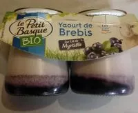 Mängden socker i Yaourt de brebis bio nature sur lit de myrtilles