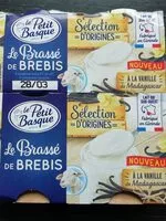 Mängden socker i Le brassé de brebis Vanille