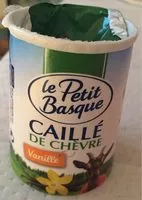 Mängden socker i Yaourt caillé chèvre vanille Le Petit Basque