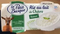 Mängden socker i Riz au lait de chèvre