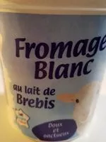 Mängden socker i Fromage blanc au lait de brebis