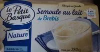 Mängden socker i Semoule au lait de brebis