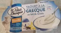 Mängden socker i Yaourt à la grecque au lait de brebis vanille
