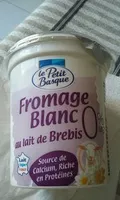 Mängden socker i Fromage blanc 0% au lait de brebis