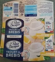 Mängden socker i Yaourt de brebis, citron