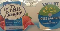 Mängden socker i Yaourt de brebis, sur lit de fruit rouge