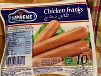 Mängden socker i Saucisses de poulet