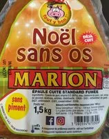 Mängden socker i Epaule cuite sans os