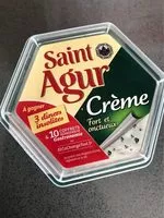 Mängden socker i Saint Agur Crème