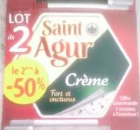 Mängden socker i Crème de saint agur