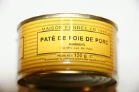 Mängden socker i PATÉ DE FOIE DE PORC