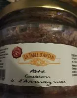 Mängden socker i Pâté gascon à l'armagnac