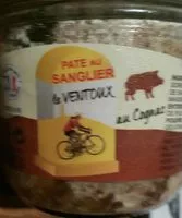 Mängden socker i Pâte au sanglier le Ventoux