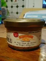 Mängden socker i foie gras  canard confit d'oignons