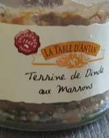 Mängden socker i Terrine de dinde aux marrons