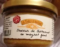 Mängden socker i Douceur de betternut au magret fumé