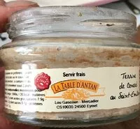 Mängden socker i La table d'antan