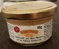 Mängden socker i Tartinade aux deux saumons et sa crème citronnée
