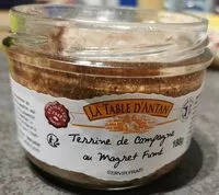 Mängden socker i Terrine de campagne au magret fumé