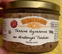 Mängden socker i Terrine vigneronne