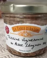 Mängden socker i Terrine Vigneronne au Pessac Léognan