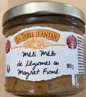 Mängden socker i Méli-mélo de légumes au magret fumé