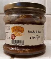 Mängden socker i Marmiton de canard au pain d'épices