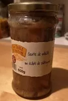 Mängden socker i Cocotte de volaille aux éclats de châtaigne