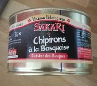 Mängden socker i Chipirons a la basquaise SAKARI