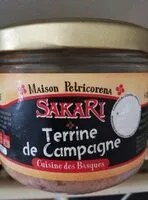 Mängden socker i Terrine de campagne