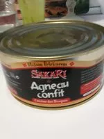 Mängden socker i Agneau confit sakari