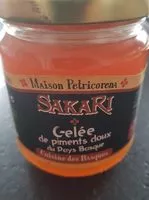 Mängden socker i Gelée de piments doux du pays basque