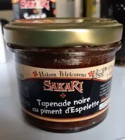 Mängden socker i Tapenade noire au piment d'espelette