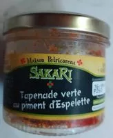 Mängden socker i Tapenade verte au piment d'Espelette