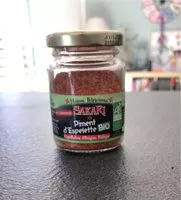 Mängden socker i piment d’espelette bio