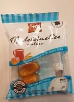 Mängden socker i Mini Madeleine Natures aux Oeufs Frais