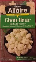 Mängden socker i Chou-fleur