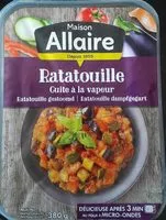 Mängden socker i Ratatouille cuite à la vapeur