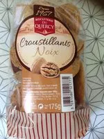 Mängden socker i Croustillants aux Noix