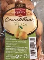 Mängden socker i Croustillants Poire