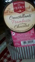 Mängden socker i Croustillants framboises enrobage chocolat