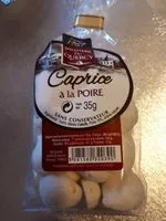 Mängden socker i Caprice à la poire