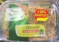 Mängden socker i Mon Taboulé au Poulet et à la ciboulette (+20 % gratuit)