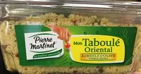 Mängden socker i Mon Taboulé Oriental à l'Huile d'Olive Vierge Extra