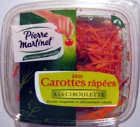 Mängden socker i Mes Carottes râpées à la ciboulette