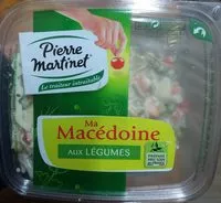 Mängden socker i Macedoine de legumes assaisonnée