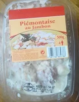 Mängden socker i Piémontaise au Jambon