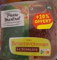 Mängden socker i Mes Betteraves rouges à l'échalote